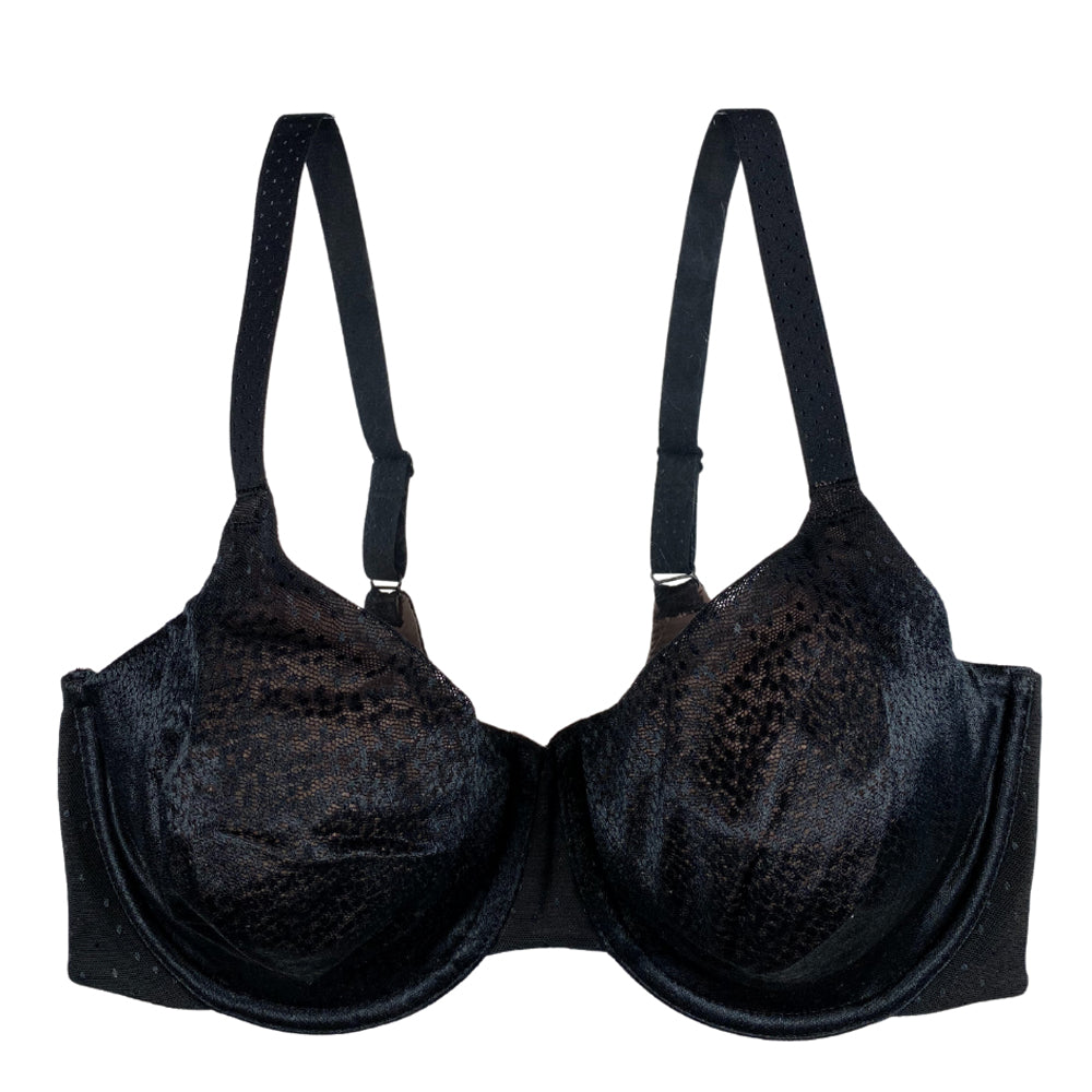 Lace Perfection Charcoal Classic Underwire Bra from Wacoal