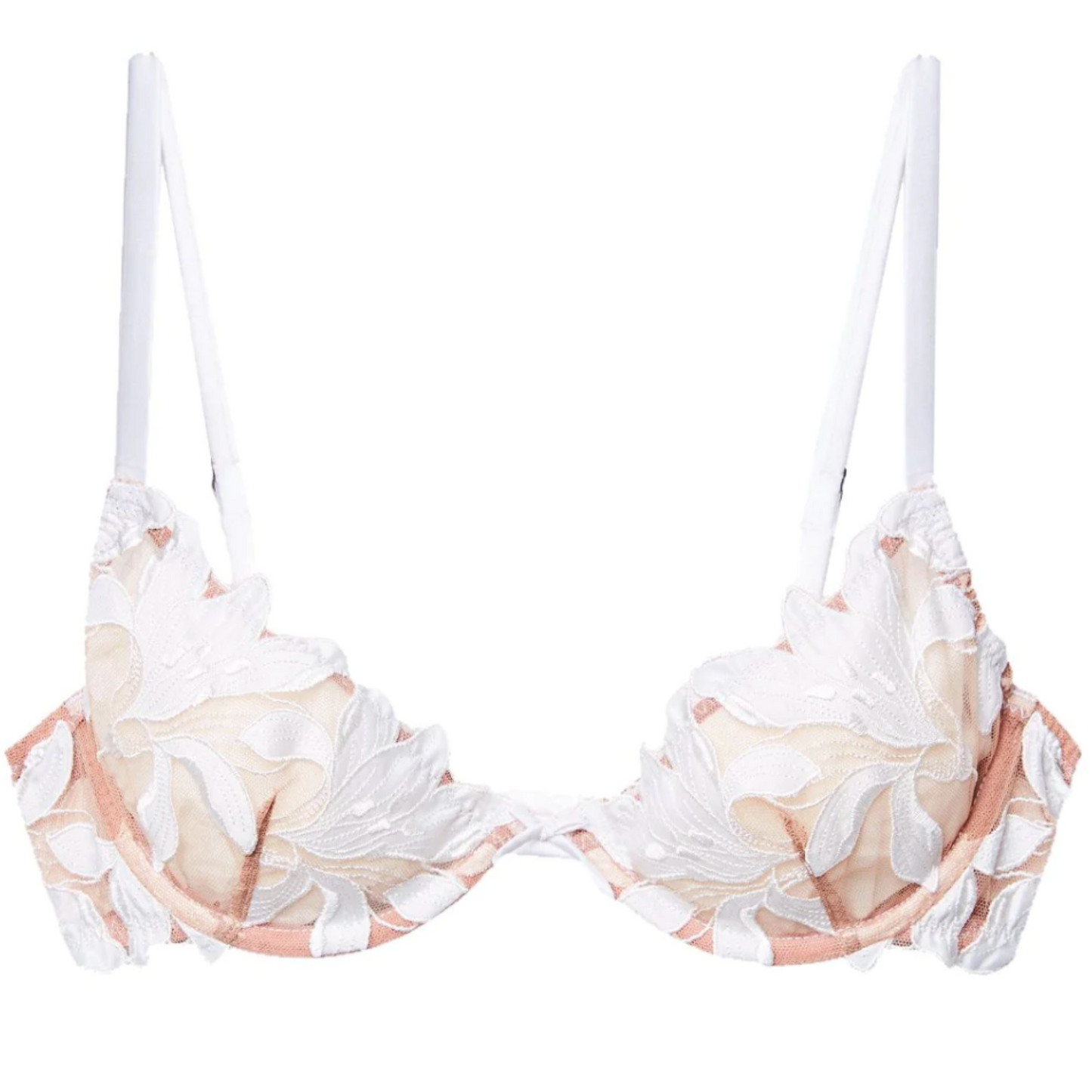 Sexy Tee Embroidered Lightly Lined Demi Bra