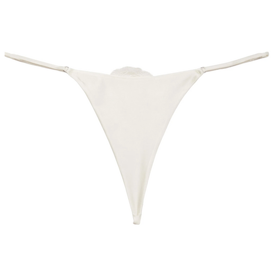 Fleur du Mal Rose Luxe V-String