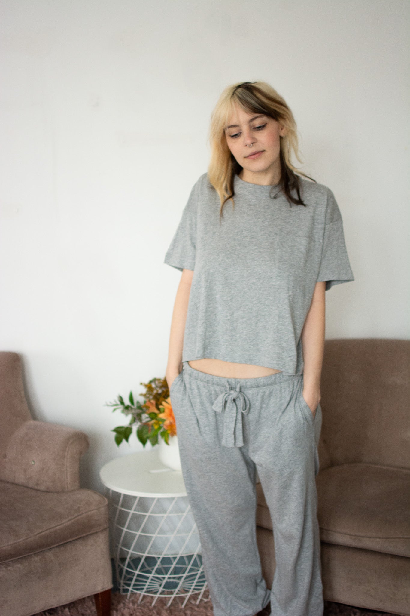 Eberjey Aloe Infused Cotton Short Sleeve Tee