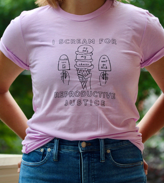Ice Cream For Reproductive Justice Tee