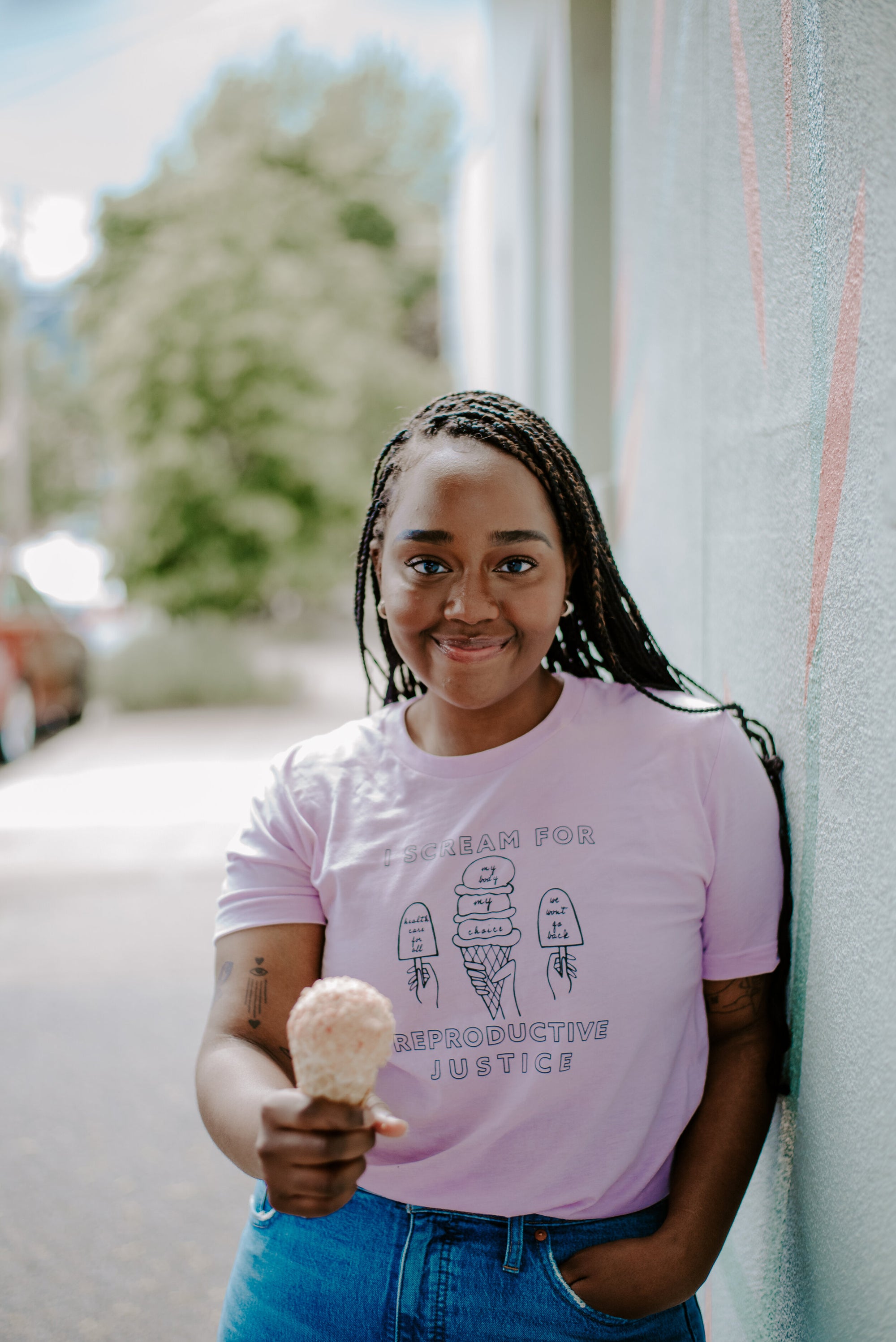 Ice Cream For Reproductive Justice Tee