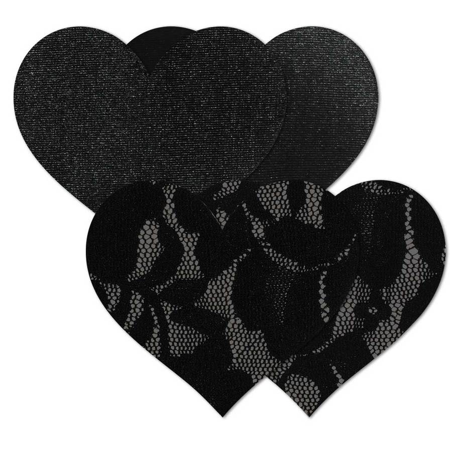 B-Six Nippies Hearts in Black