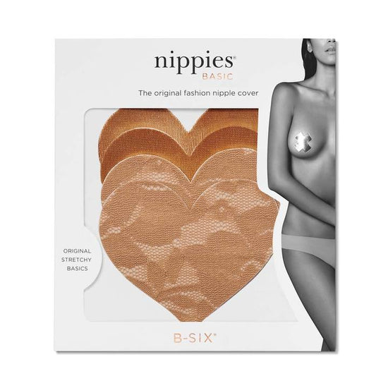 Load image into Gallery viewer, B-Six Nippies Hearts in Caramel
