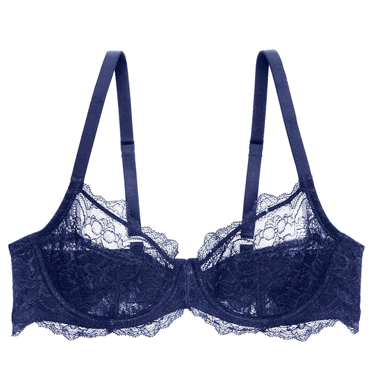 Load image into Gallery viewer, Liberte Bowery Lace Demi Bra In Navy | Forty Winks | Full Bust Bras 
